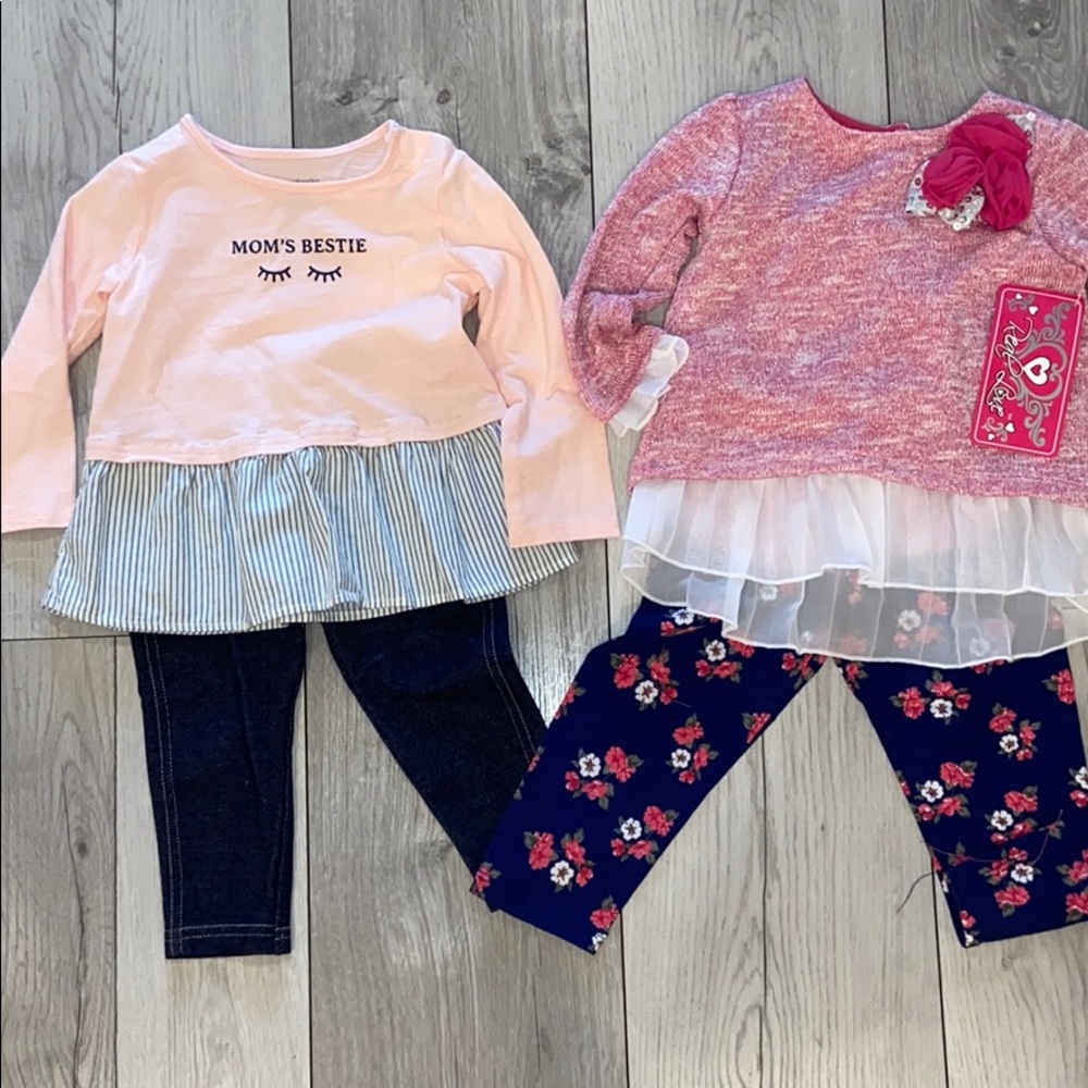2 pant sets long sleeve- Carter’s Mom’s bestie